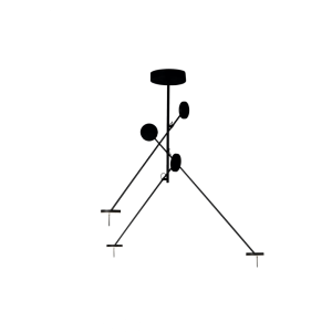 Invisible Pendant 3 Bodies